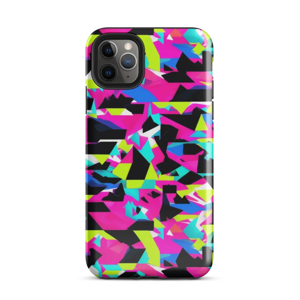 Aftershock Geometry on Tough Case for iPhone® — Front