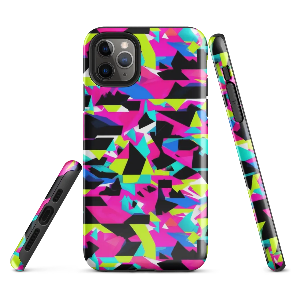 Aftershock Geometry on Tough Case for iPhone® — Front