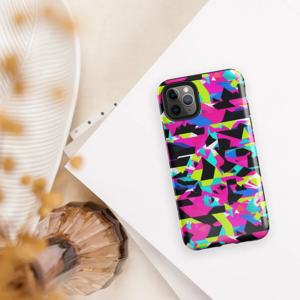 Aftershock Geometry on Tough Case for iPhone® — Front