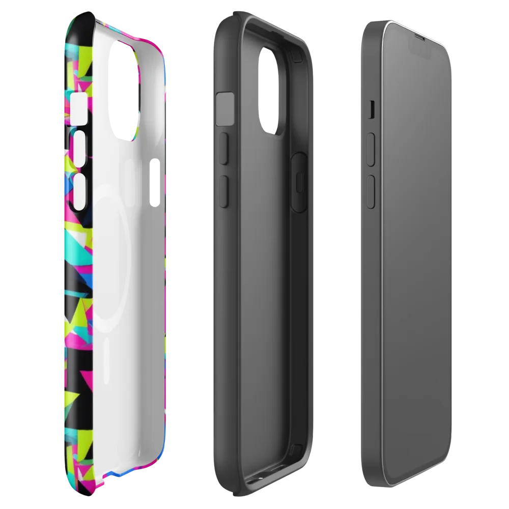 Aftershock Geometry on MagSafe Tough Case for iPhone® — Front