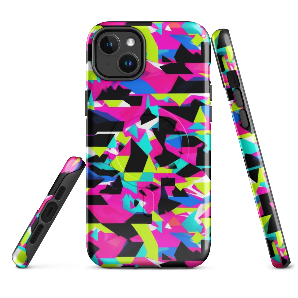 Aftershock Geometry on MagSafe Tough Case for iPhone® — Front