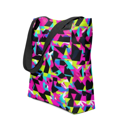 Aftershock Geometry on a Tote Bag