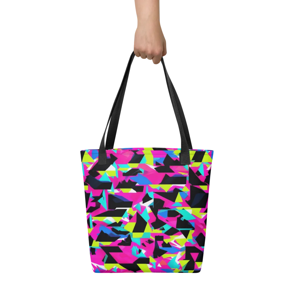 Aftershock Geometry on Tote Bag — Front