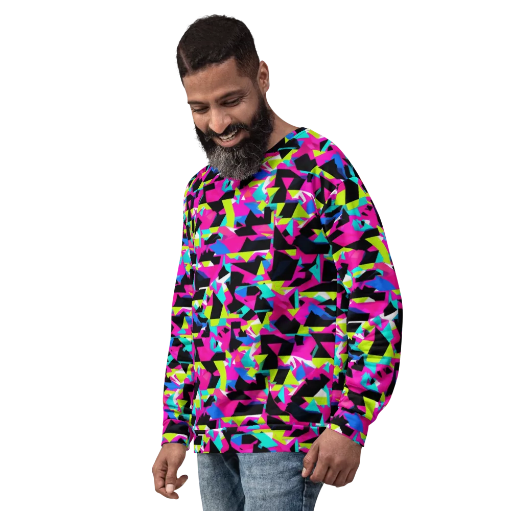 Aftershock Geometry on Sweatshirt — Left Front