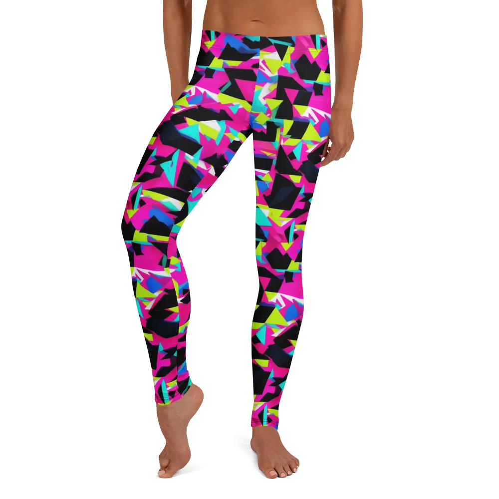 Aftershock Geometry on Leggings — Front