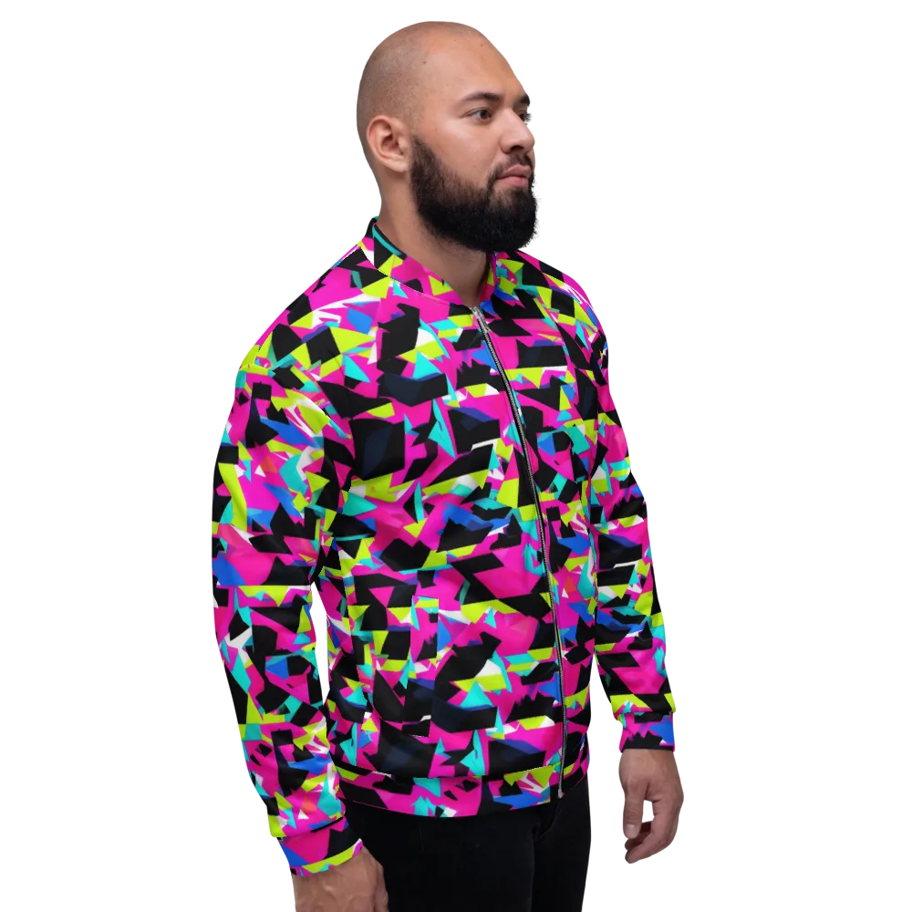 Aftershock Geometry on Bomber Jacket — Right