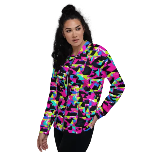 Aftershock Geometry on a Bomber Jacket