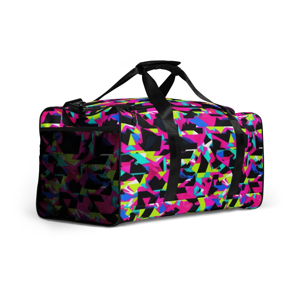 Aftershock Geometry on Duffle Bag — Right Front