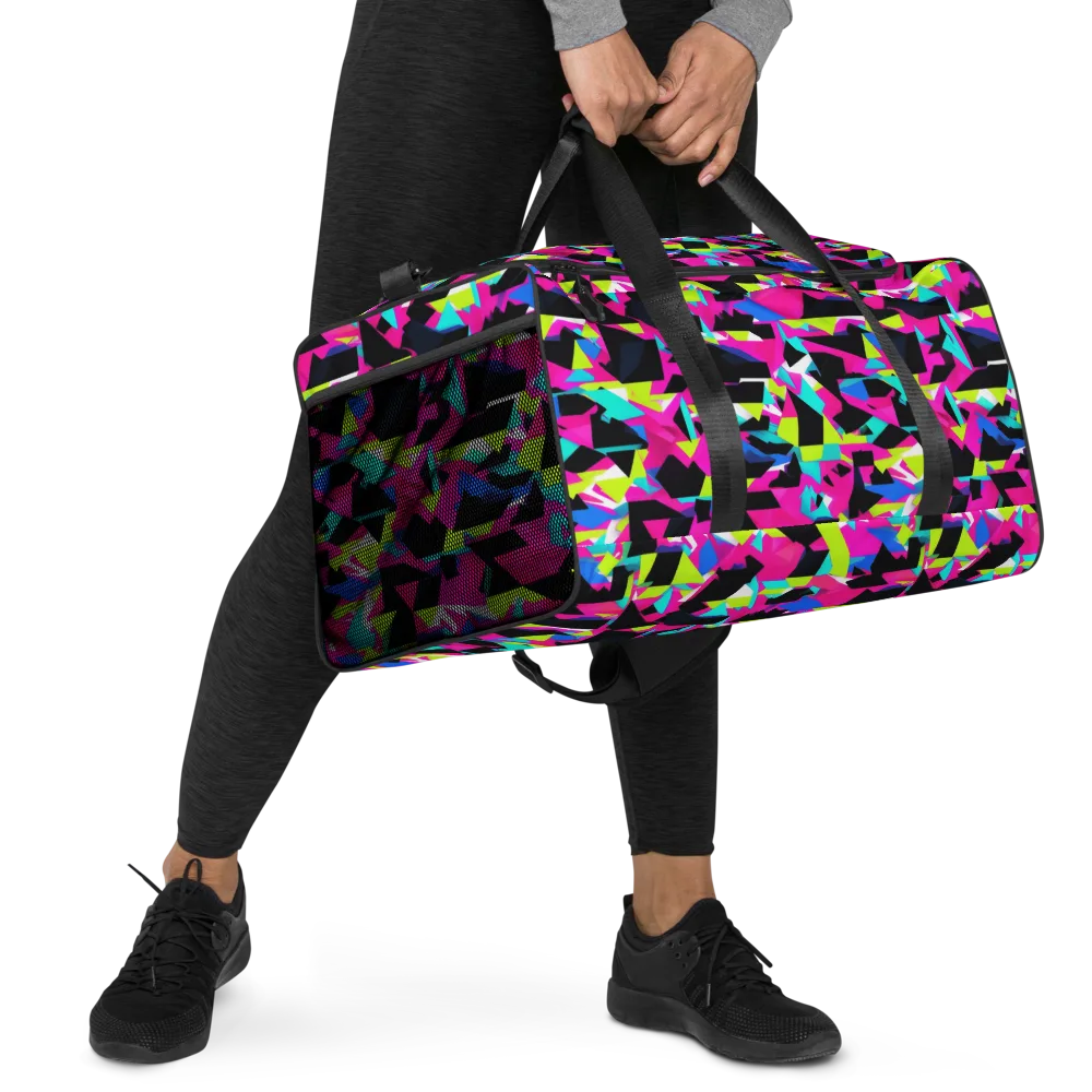 Aftershock Geometry on Duffle Bag — Right Front
