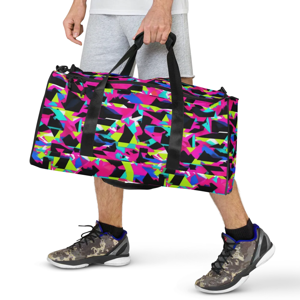 Aftershock Geometry on Duffle Bag — Front