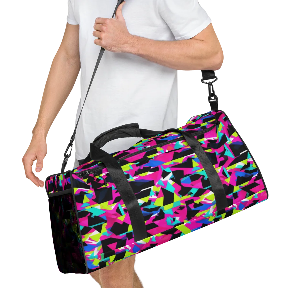 Aftershock Geometry on Duffle Bag — Right Front