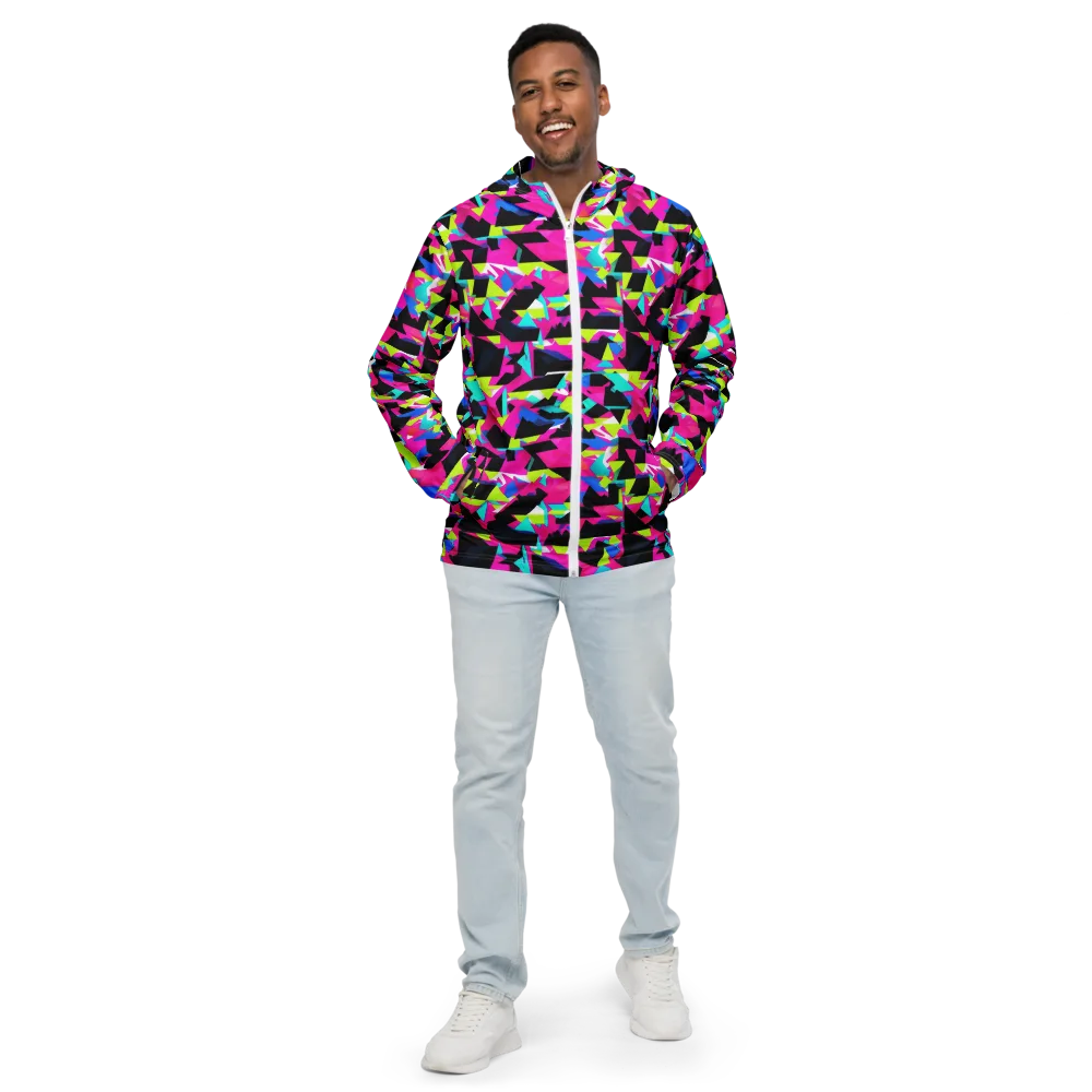 Aftershock Geometry on Men's Windbreaker — Front