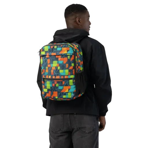 Electric Blocks on a Utility Backpack