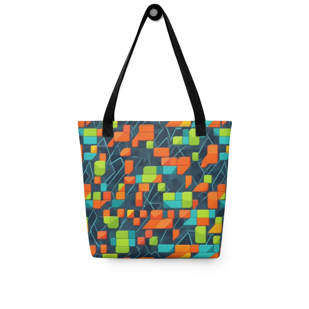Electric Blocks on Tote Bag — Front