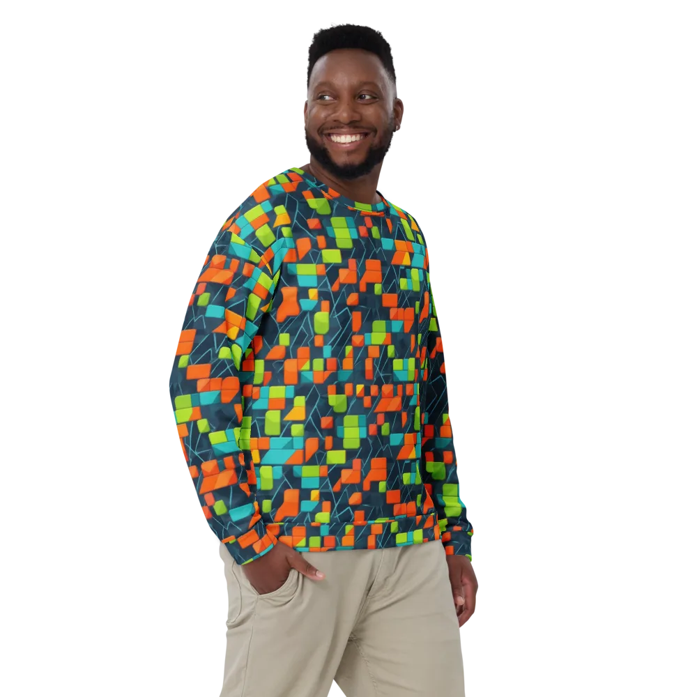 Electric Blocks on Sweatshirt — Front