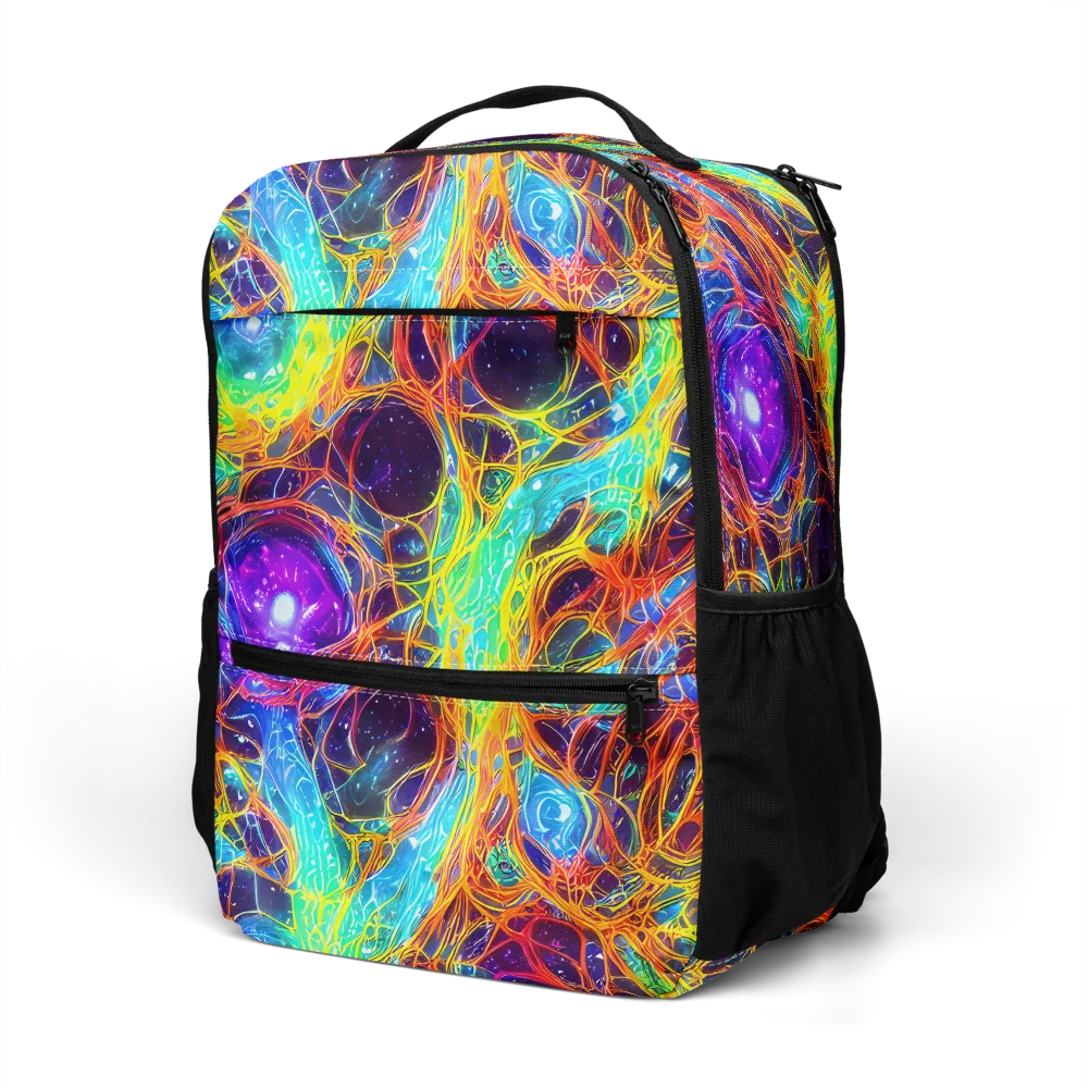 Biomorphic Voltage on Utility Backpack — Left Front