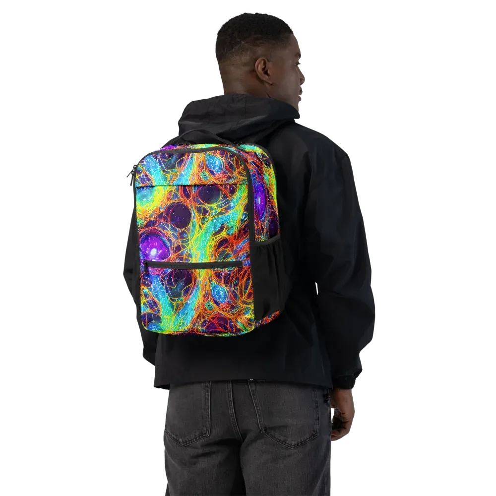 Biomorphic Voltage on Utility Backpack — Back