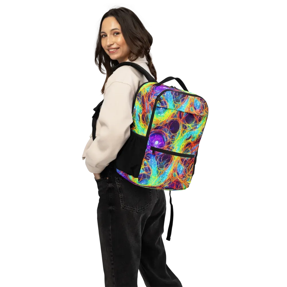 Biomorphic Voltage on Utility Backpack — Back