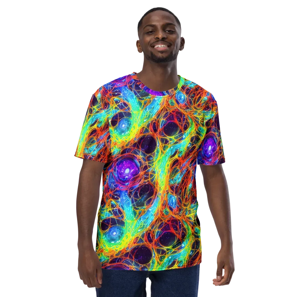 Biomorphic Voltage on Men's Crew Neck T-Shirt — Front