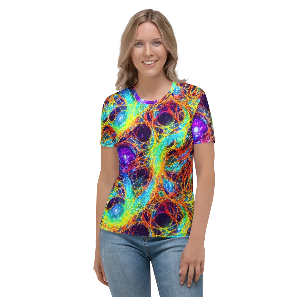 Biomorphic Voltage on Women's Crew Neck T-Shirt — Front