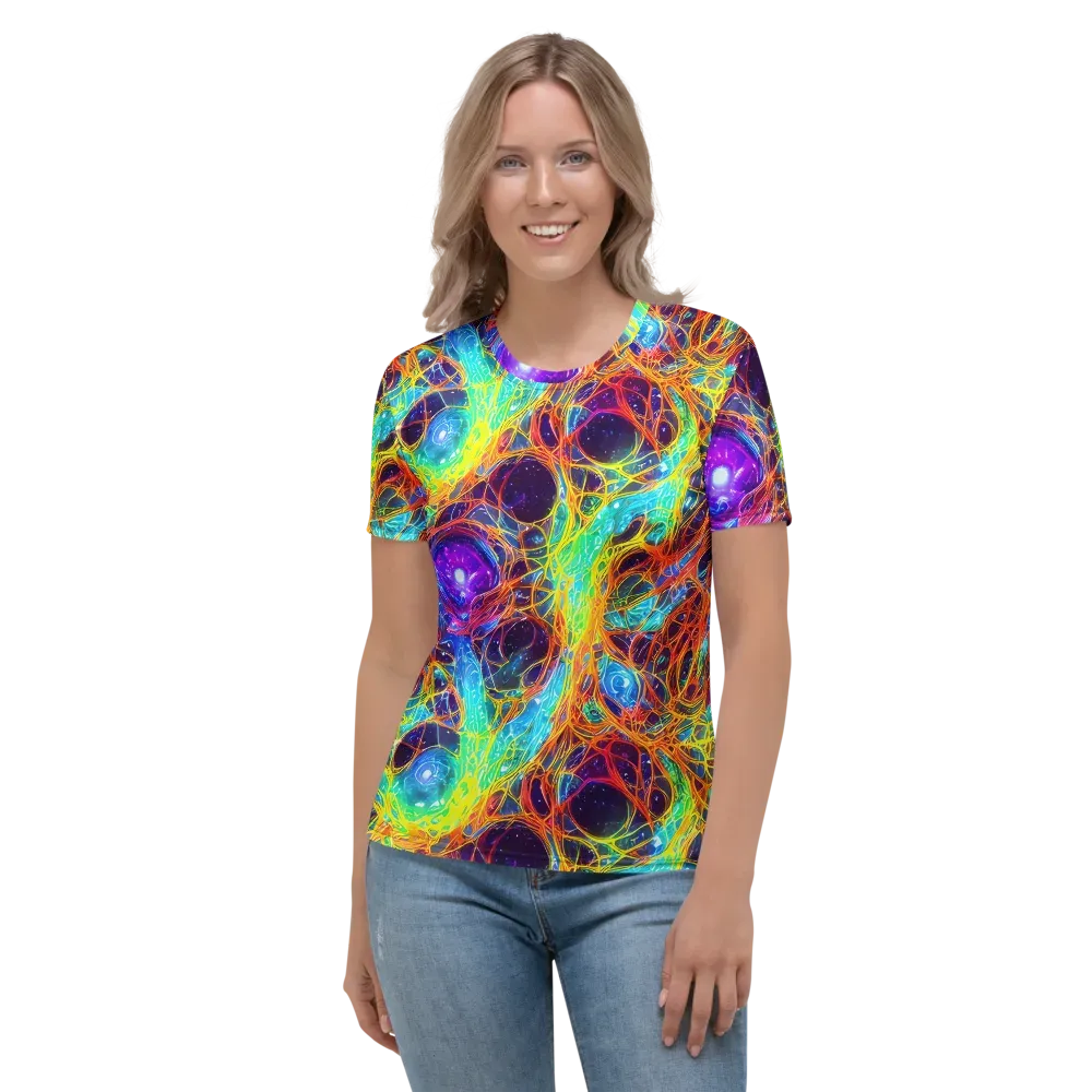 Biomorphic Voltage on Women's Crew Neck T-Shirt — Front