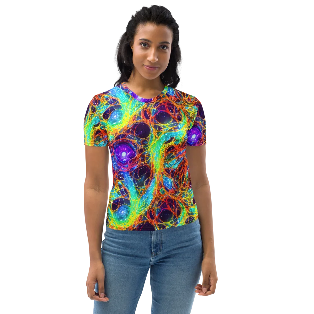 Biomorphic Voltage on Women's Crew Neck T-Shirt — Front