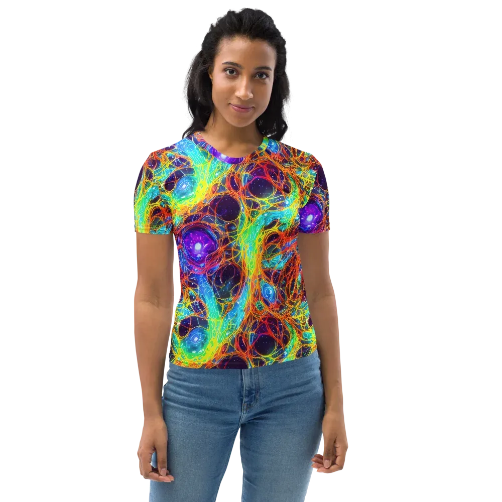 Biomorphic Voltage on Women's Crew Neck T-Shirt — Front