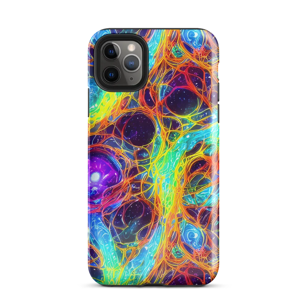 Biomorphic Voltage on Tough Case for iPhone® — Front