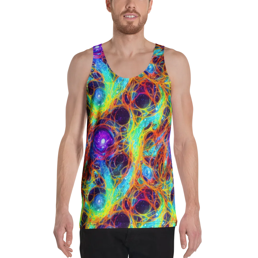 Biomorphic Voltage on Men's Tank Top — Front