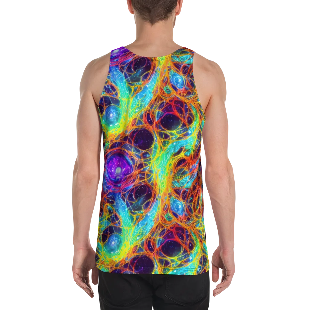 Biomorphic Voltage on Men's Tank Top — Back