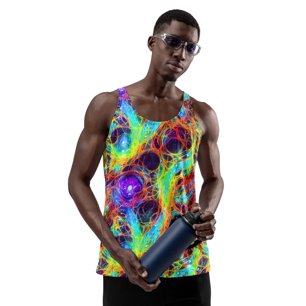 Biomorphic Voltage on Men's Tank Top — Front