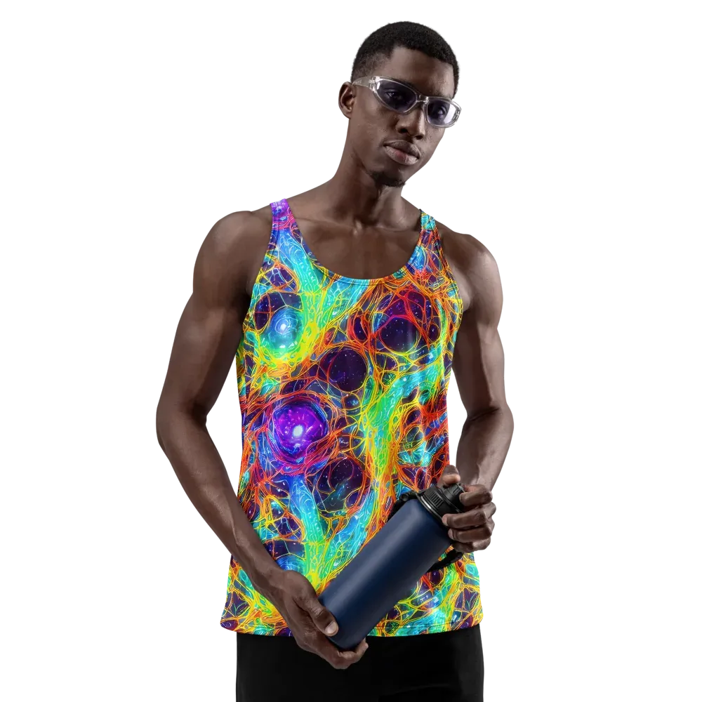 Biomorphic Voltage on Men's Tank Top — Front