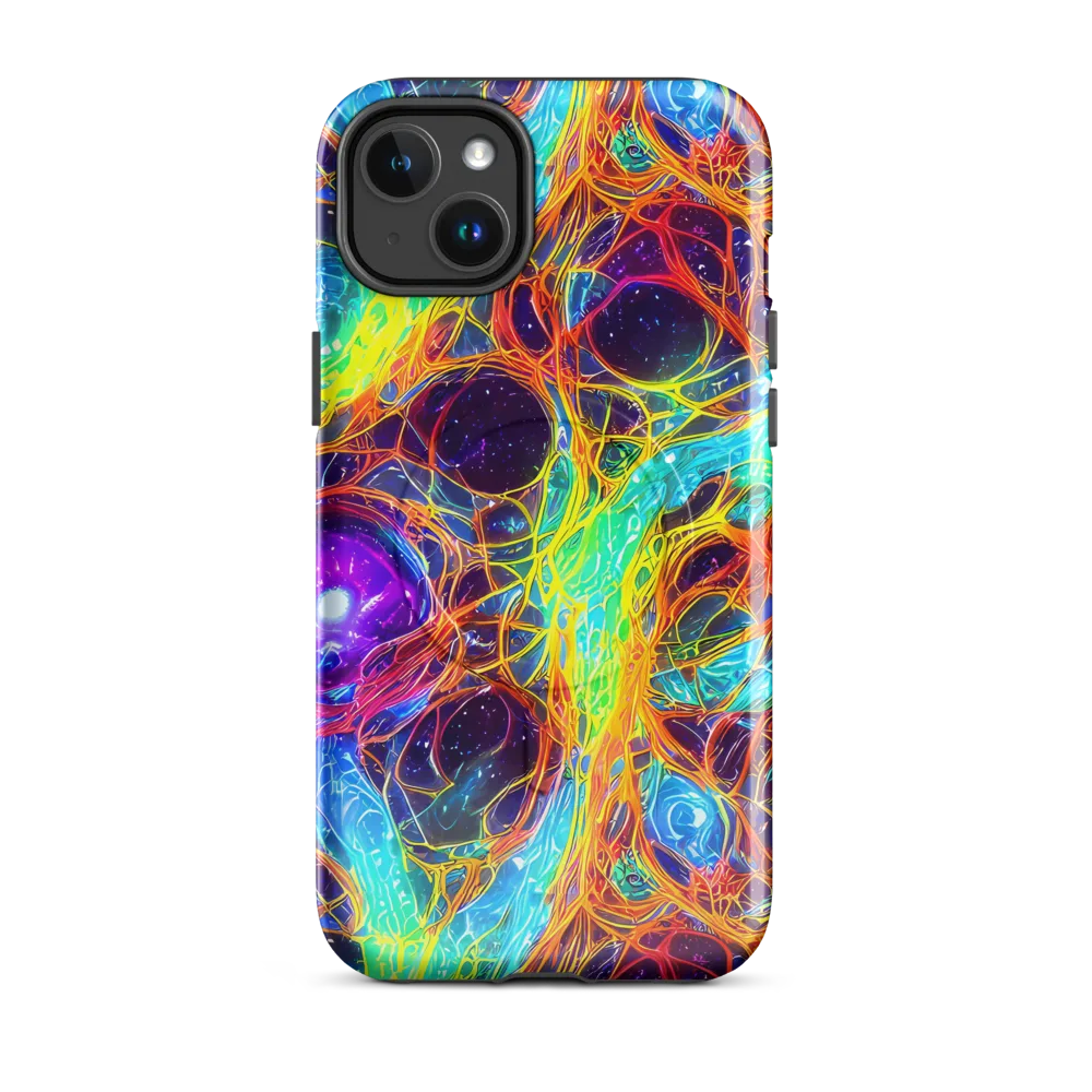 Biomorphic Voltage on MagSafe Tough Case for iPhone® — Front