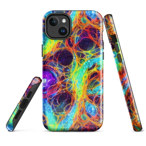 Biomorphic Voltage on a MagSafe Tough Case for iPhone®