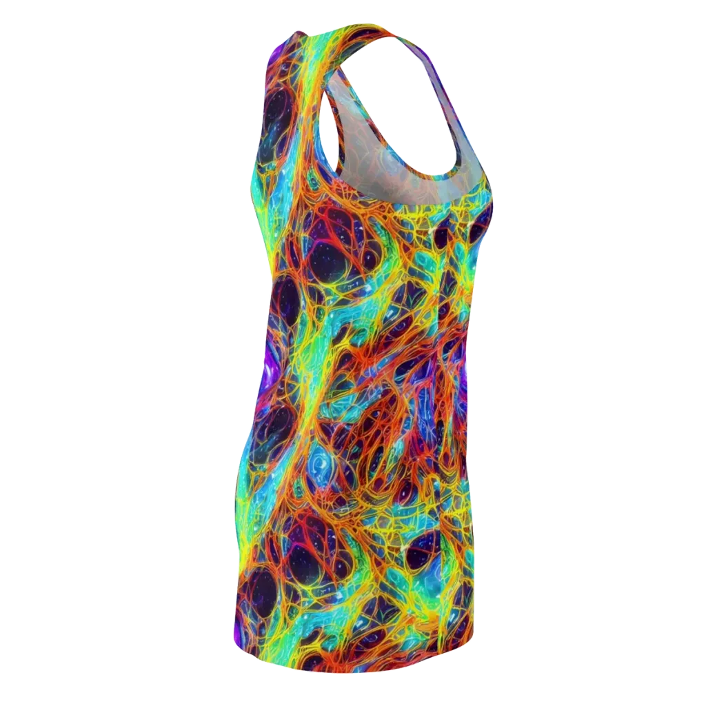 Biomorphic Voltage on Racerback Dress — Back Side