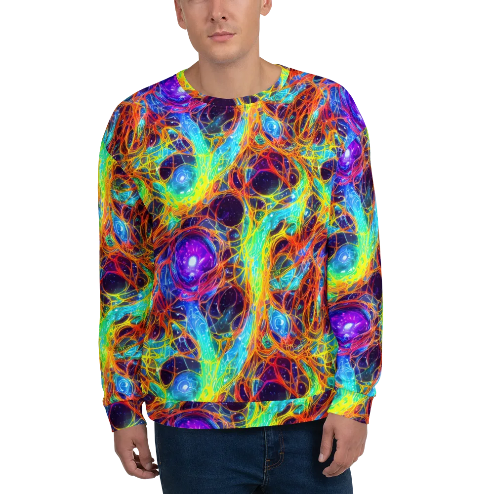 Biomorphic Voltage on Sweatshirt — Front