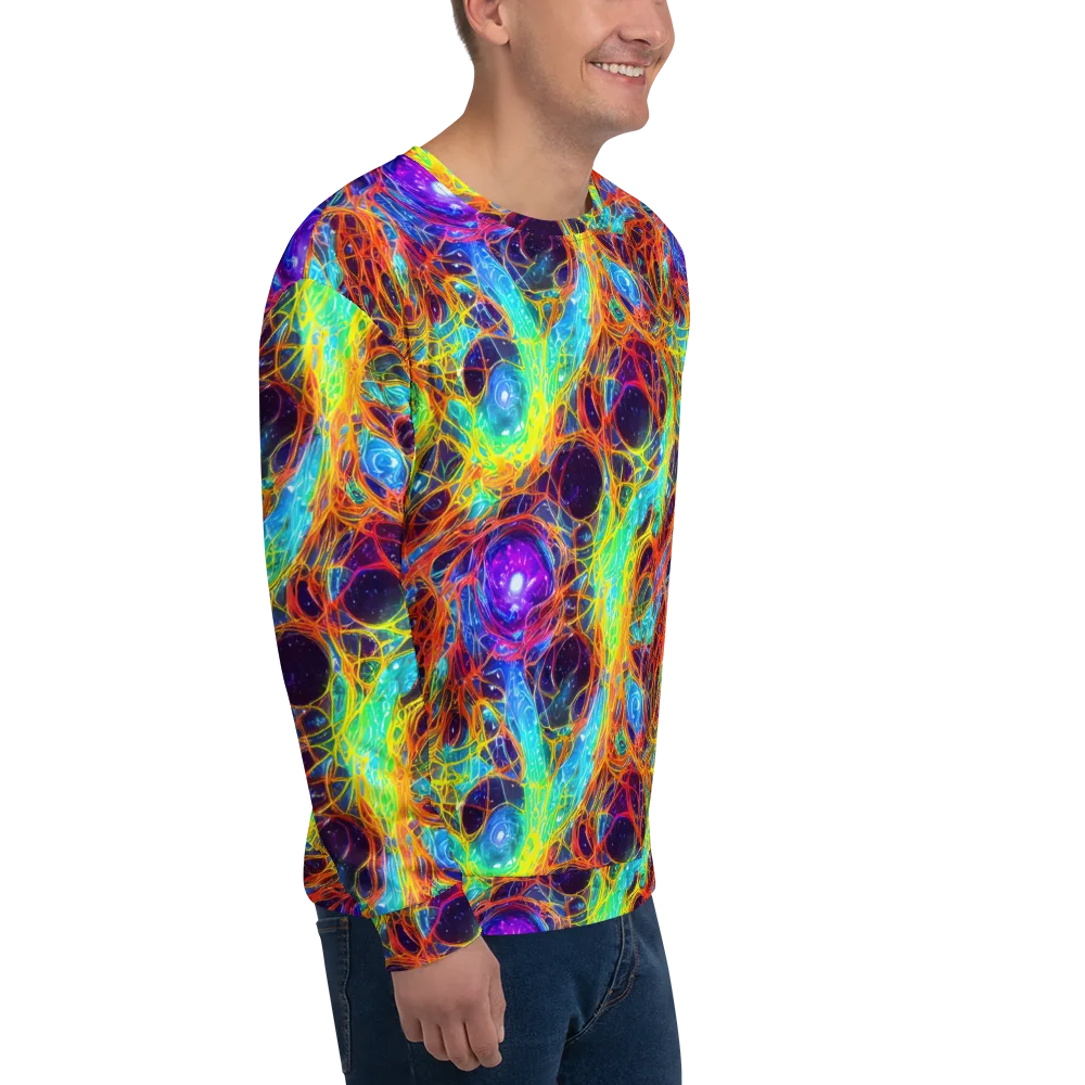 Biomorphic Voltage on Sweatshirt — Right Front