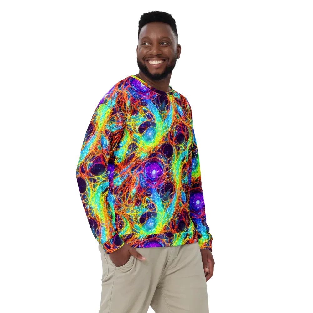 Biomorphic Voltage on Sweatshirt — Front