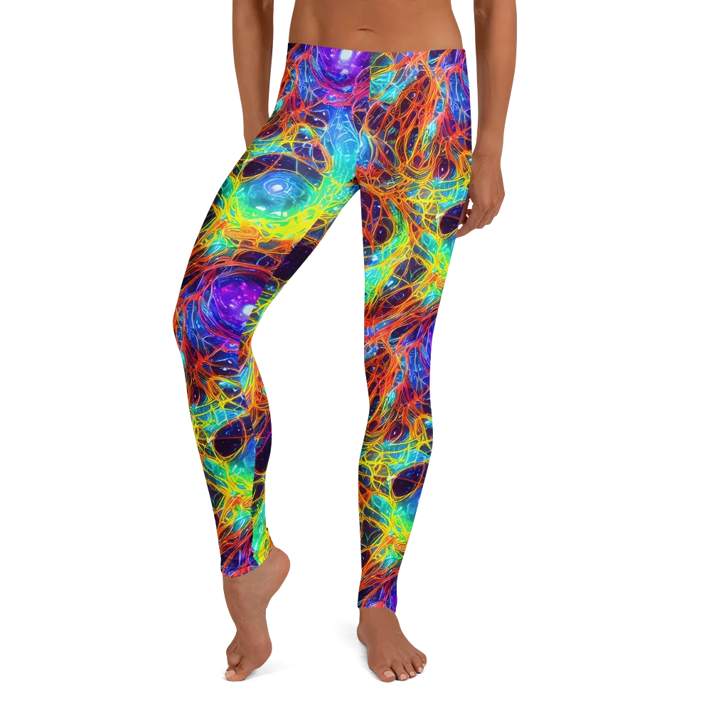 Biomorphic Voltage on Leggings — Front