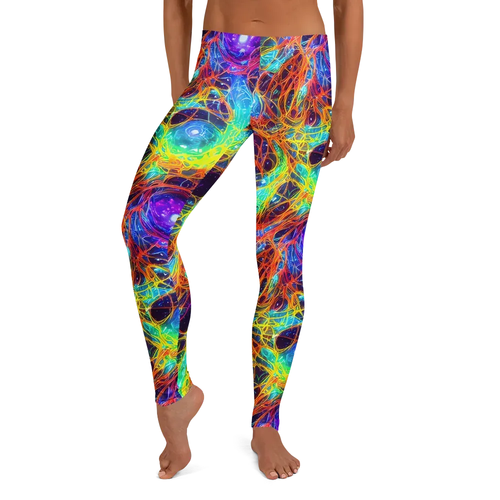 Biomorphic Voltage on Leggings — Front