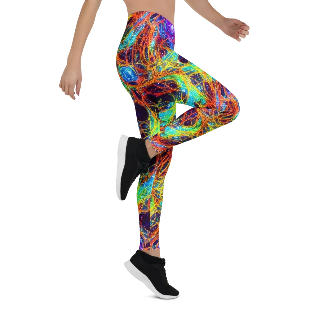 Biomorphic Voltage on Leggings — Right