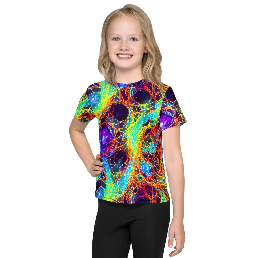 Biomorphic Voltage on Kids Crew Neck T-Shirt — Front