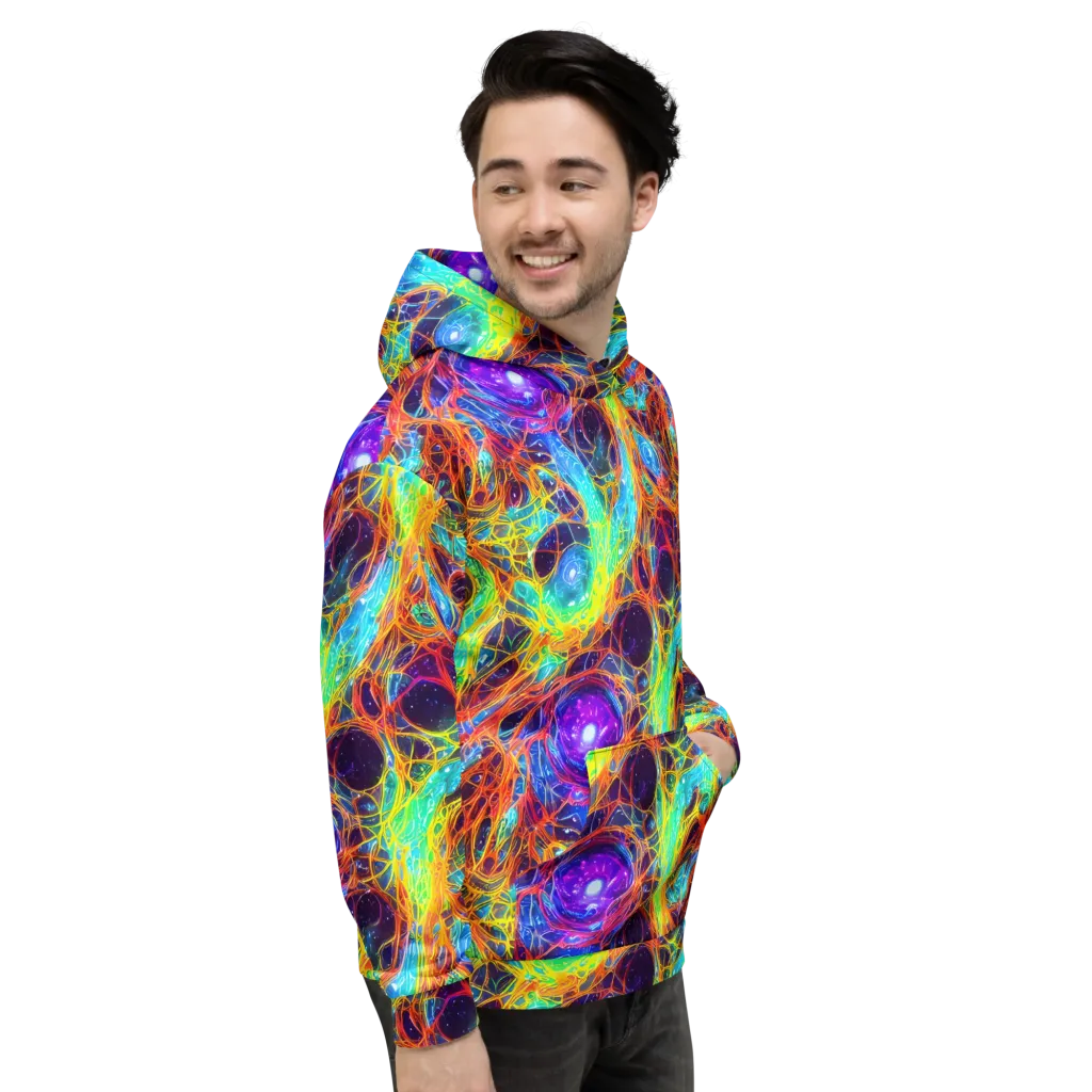 Biomorphic Voltage on Hoodie — Right