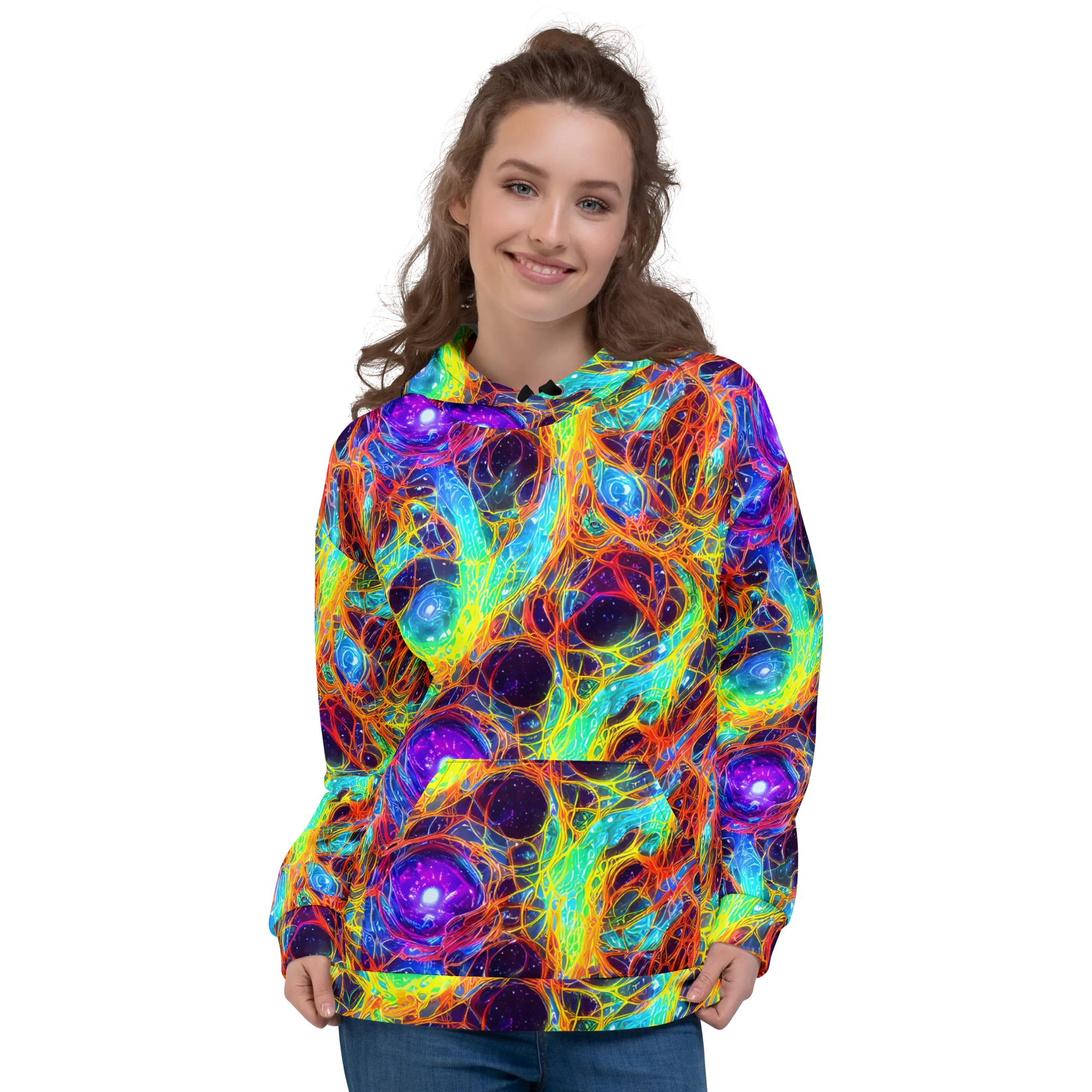 Biomorphic Voltage on Hoodie — Front
