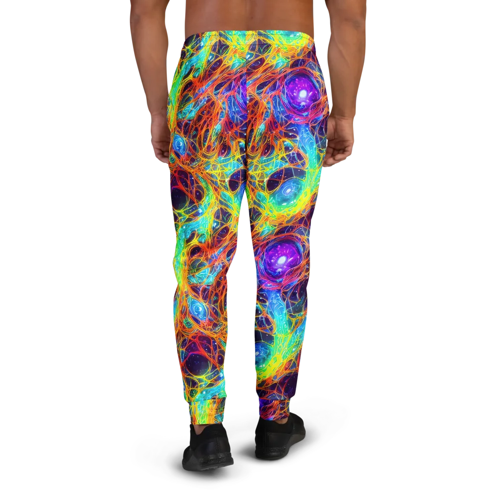 Biomorphic Voltage on Men's Joggers — Back