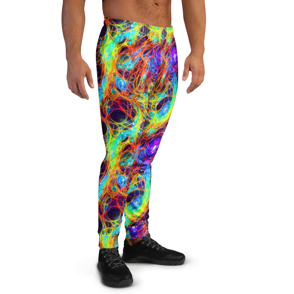 Biomorphic Voltage on Men's Joggers — Right
