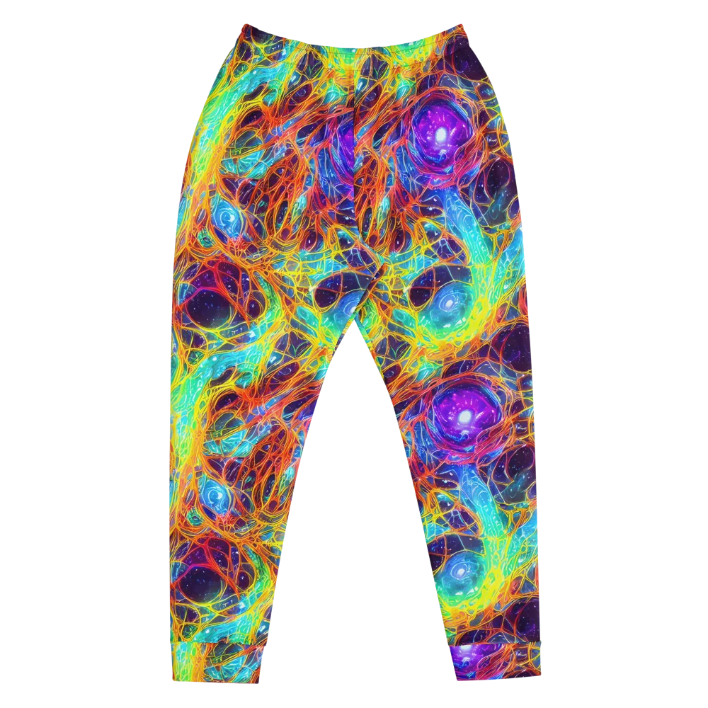 Biomorphic Voltage on Men's Joggers — Front