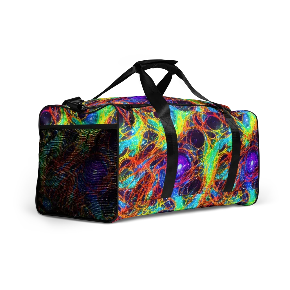 Biomorphic Voltage on Duffle Bag — Right Front