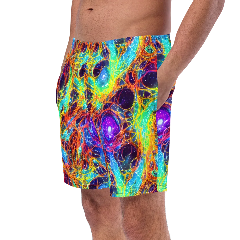 Biomorphic Voltage on Swim Trunks — Left Front