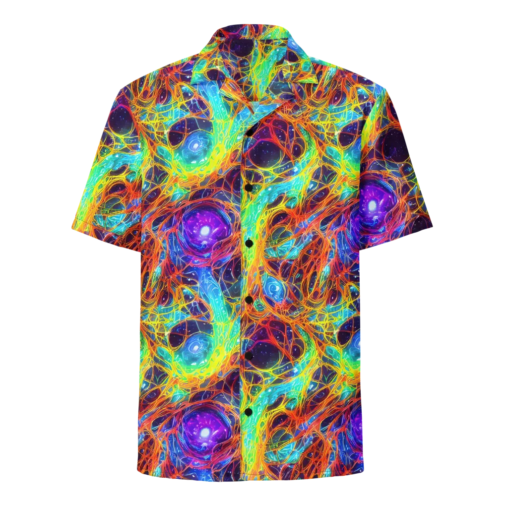 Biomorphic Voltage on Button Shirt — Front